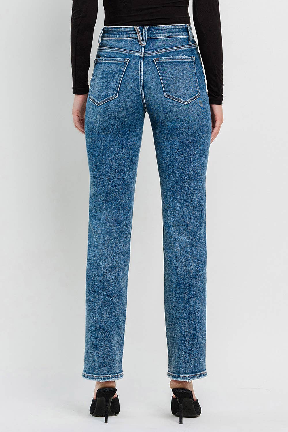 Charlie High-Rise Straight Jeans