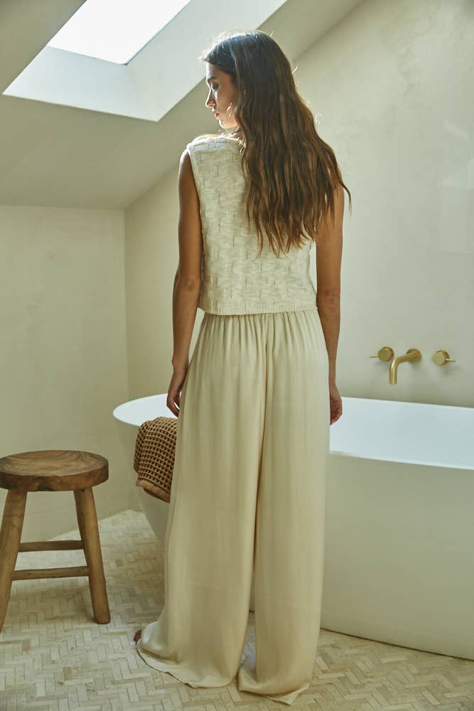 Alessia Button-down Sleeveless Vest