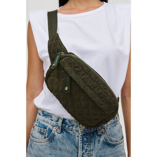 Teo Quilted Fanny Pack Belt Bag