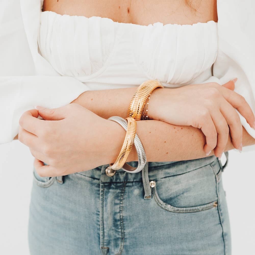 Struck By Cupid Stretch Bangle Bracelet