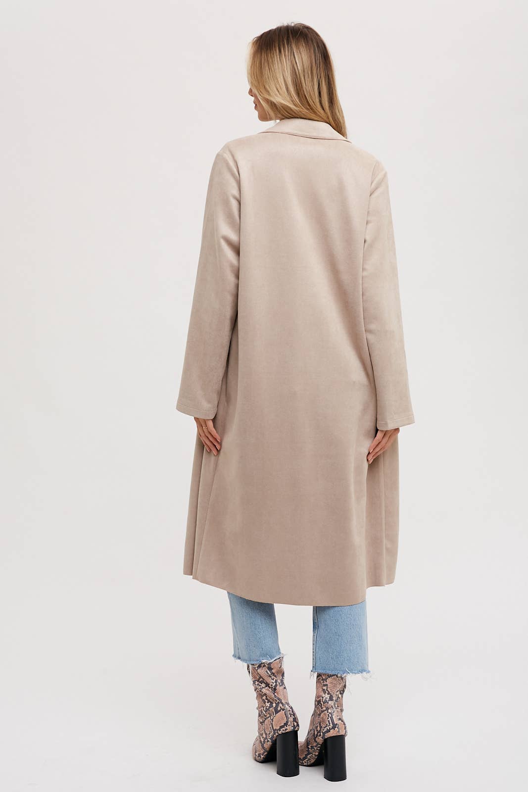 Brittney Faux Suede Coat