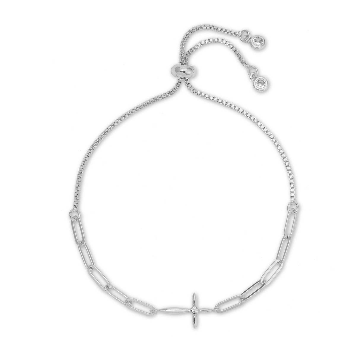 Delicate Cross Pulley Bracelet