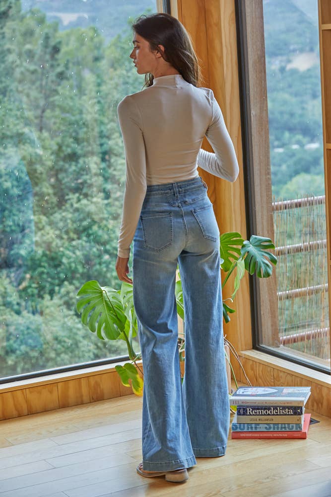 Beverly Turtleneck Long Sleeve Top