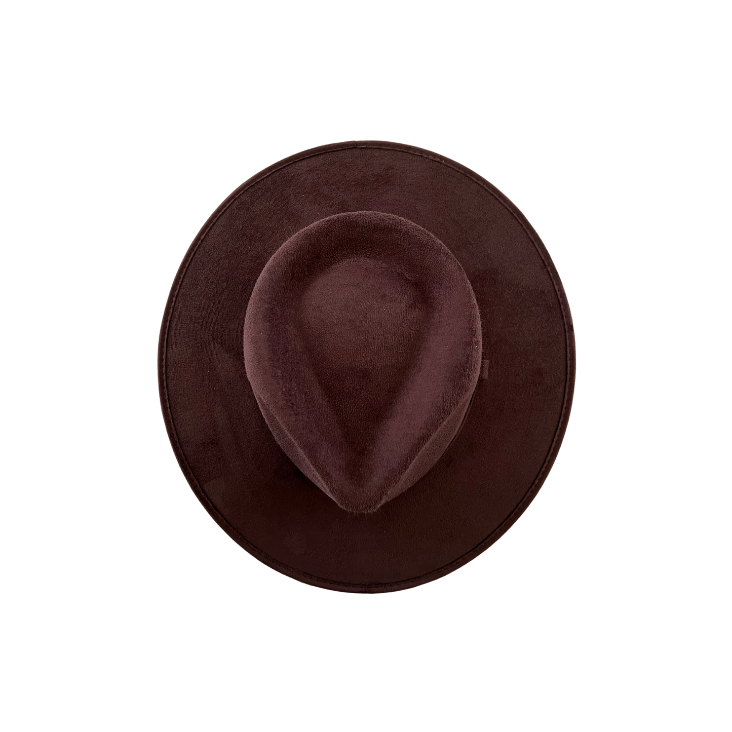 Vegan Suede Tear Drop Hat