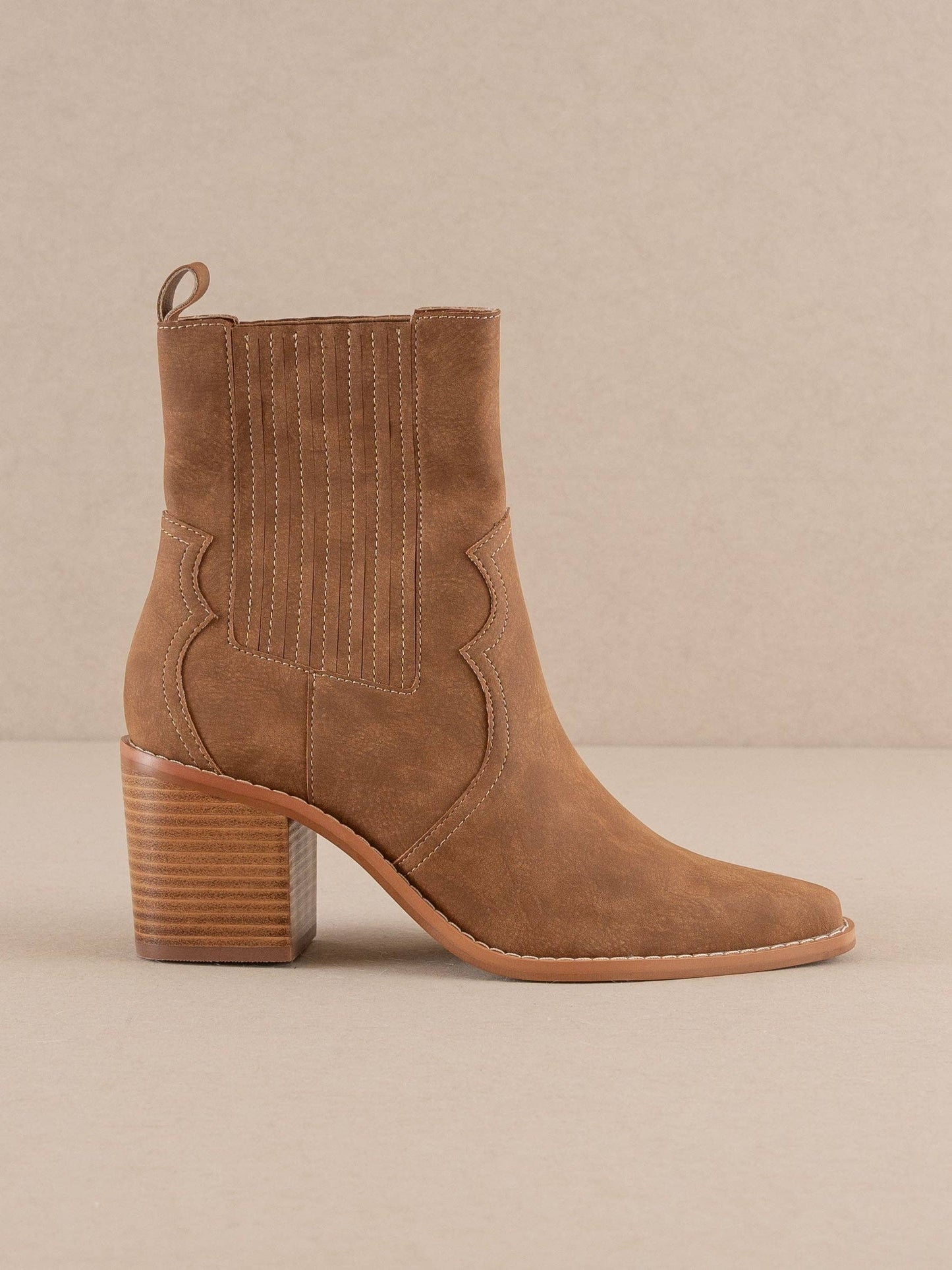 The Addison | Brown Paneled Boot