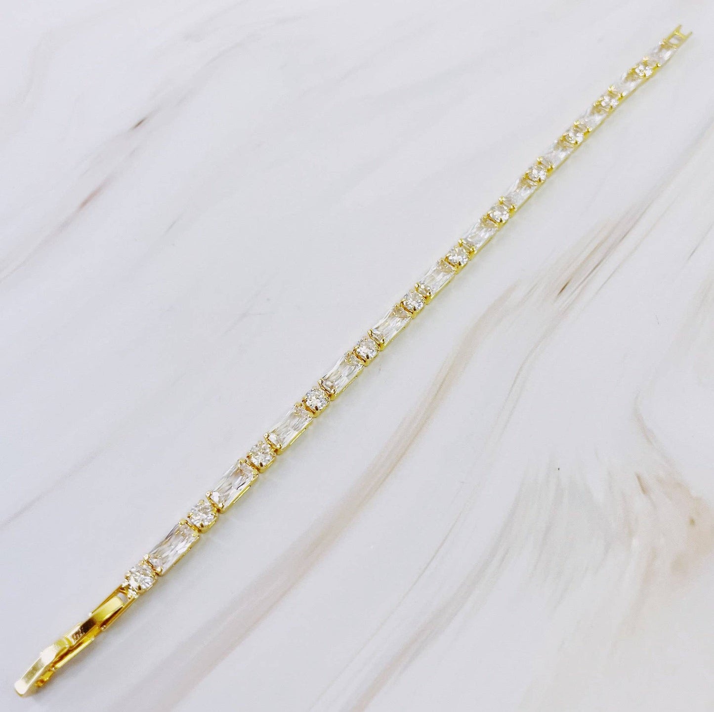 Mixed Shape Tennis Bracelet
