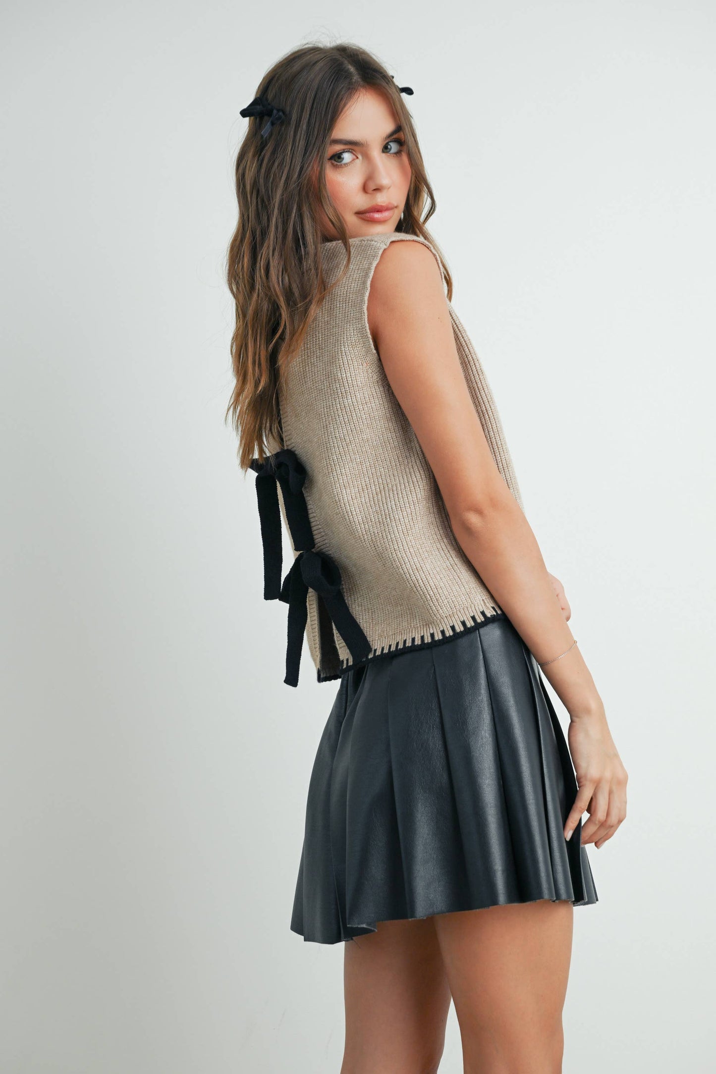 Addyson Ribbed Sweater Vest