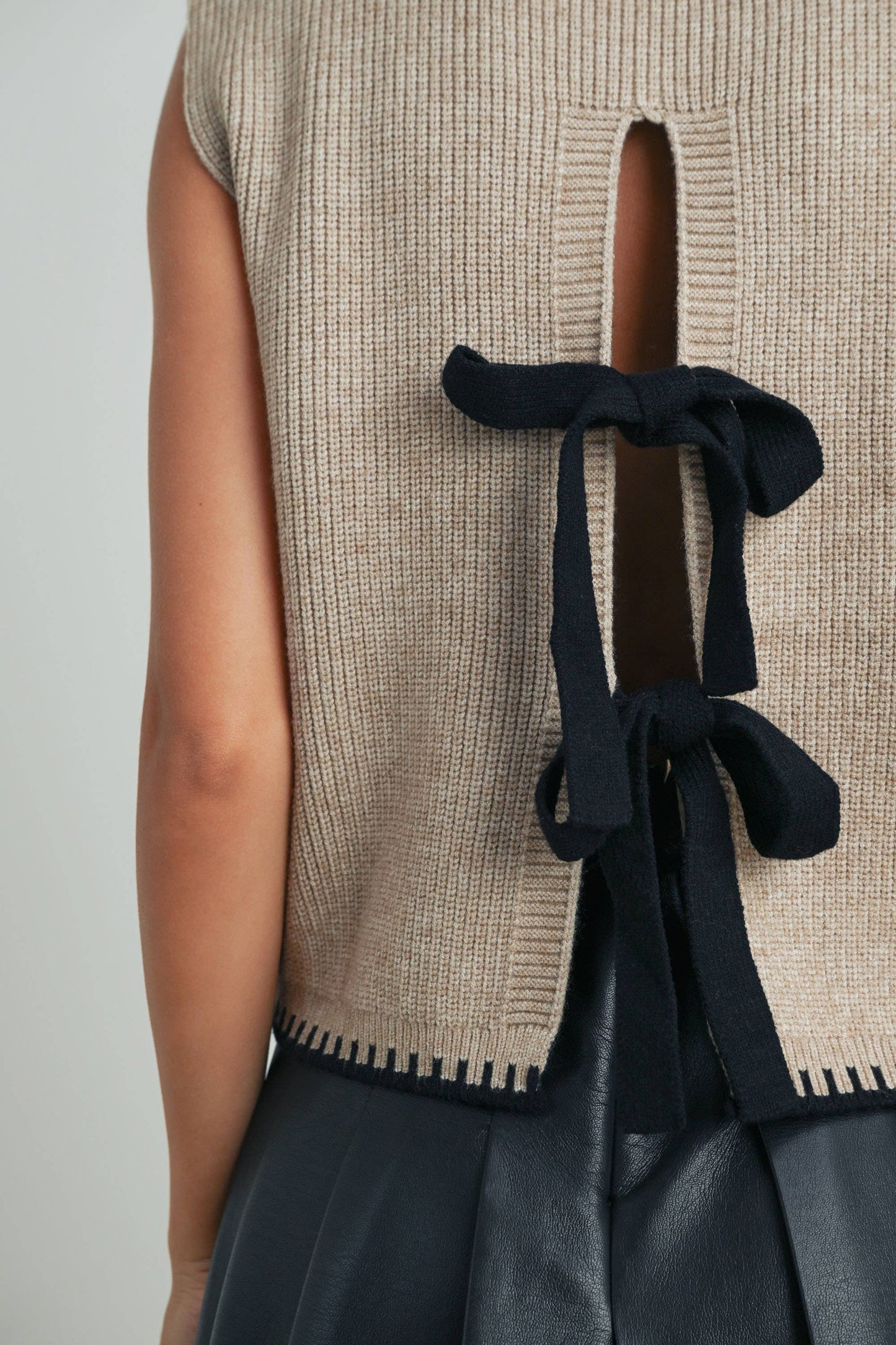 Addyson Ribbed Sweater Vest