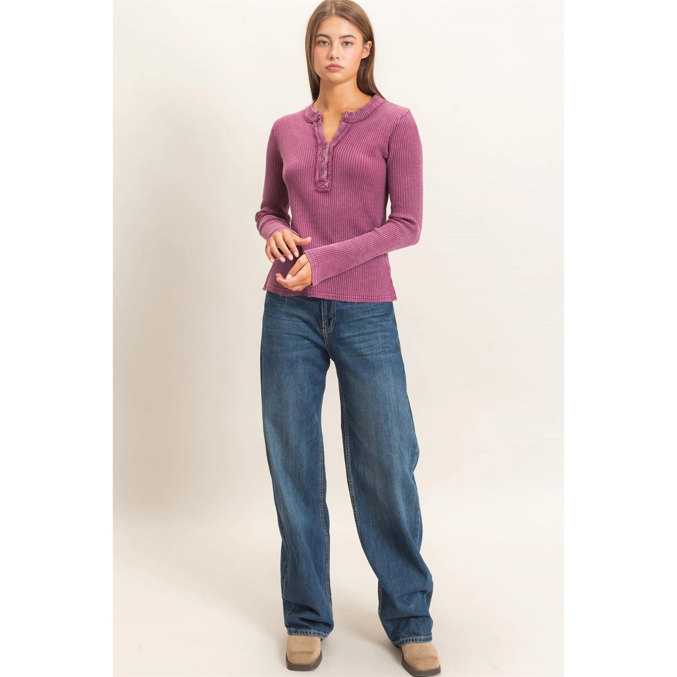 Parker Ribbed Knit Top