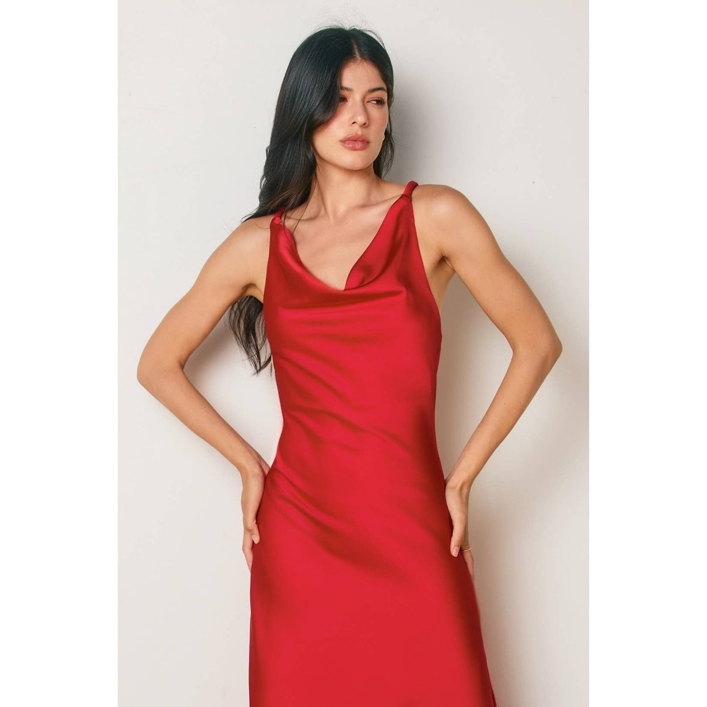 Going Out Twisted Strap Maxi Dress