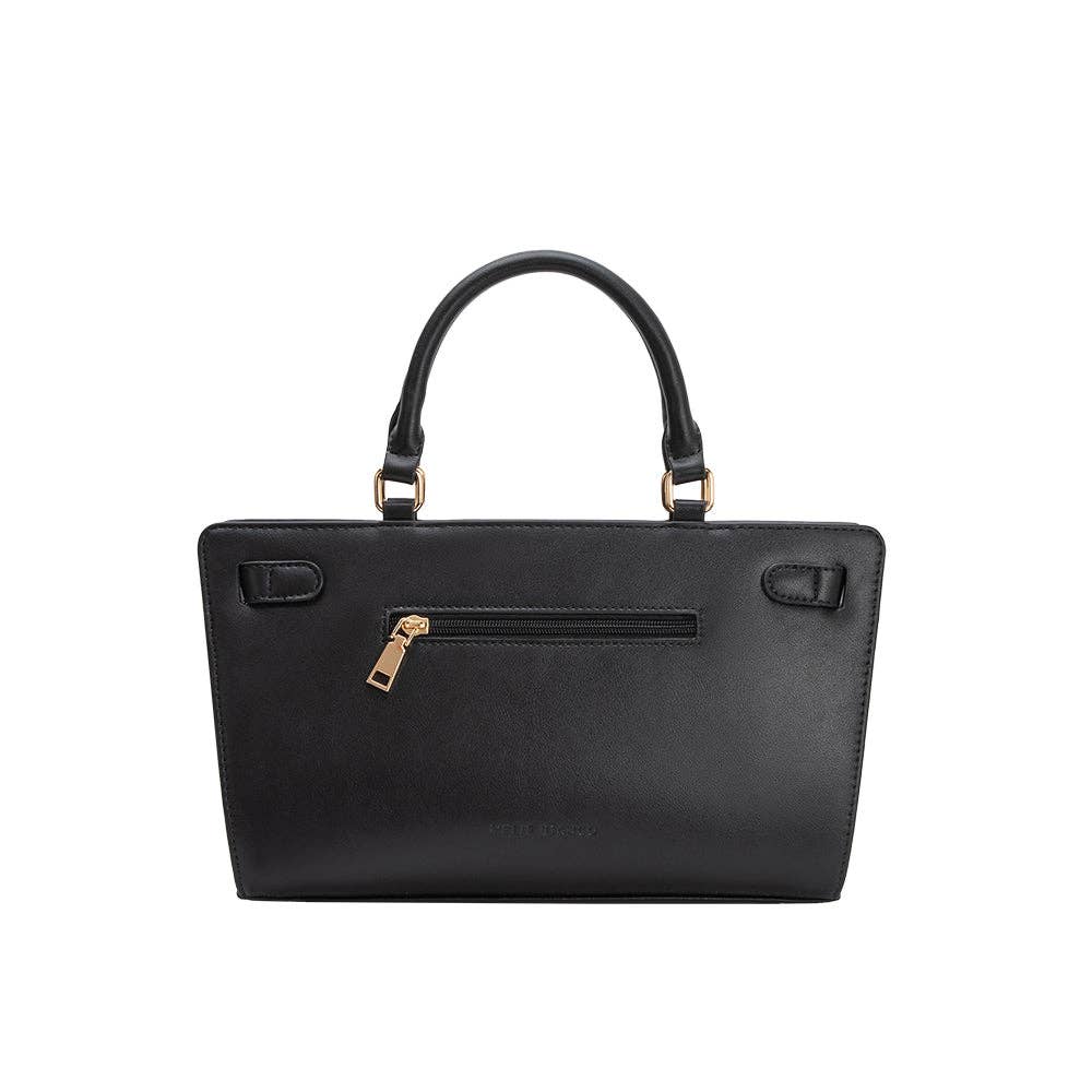 Neema Black Recycled Vegan Crossbody Bag