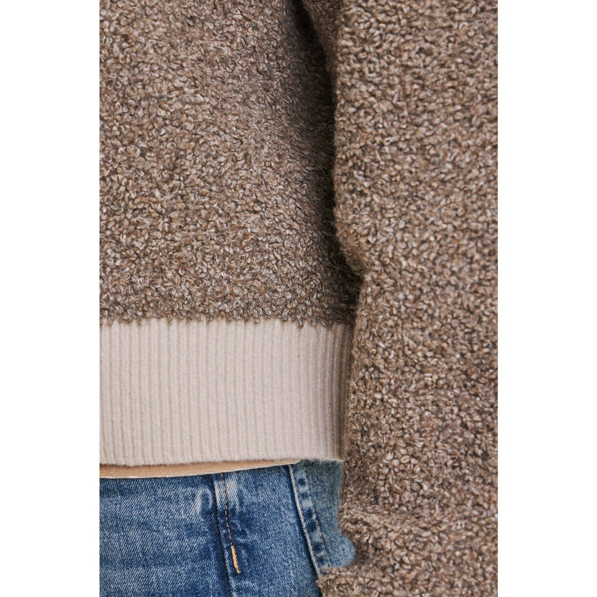 Boucle Button-Down Cardigan