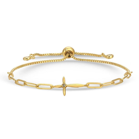 Delicate Cross Pulley Bracelet