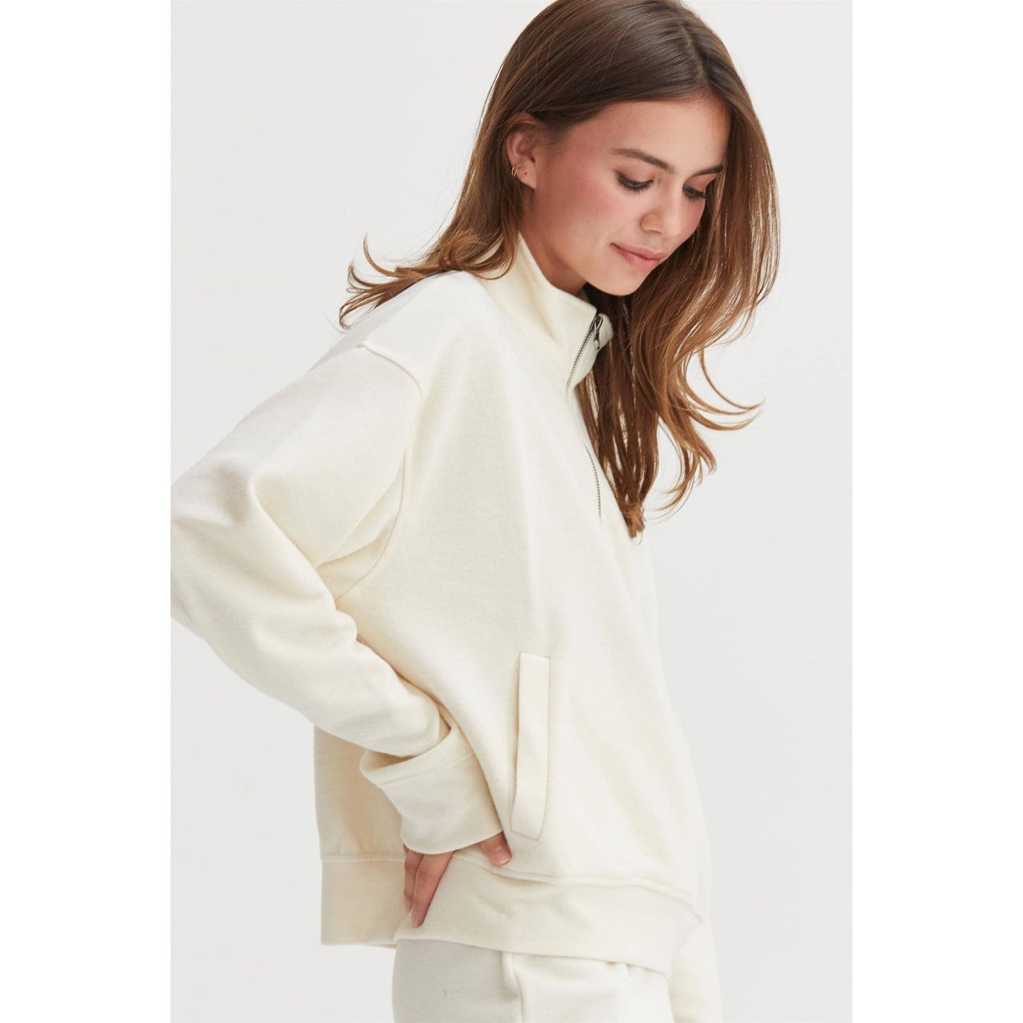 Mila Half-Zip Sweatshirt