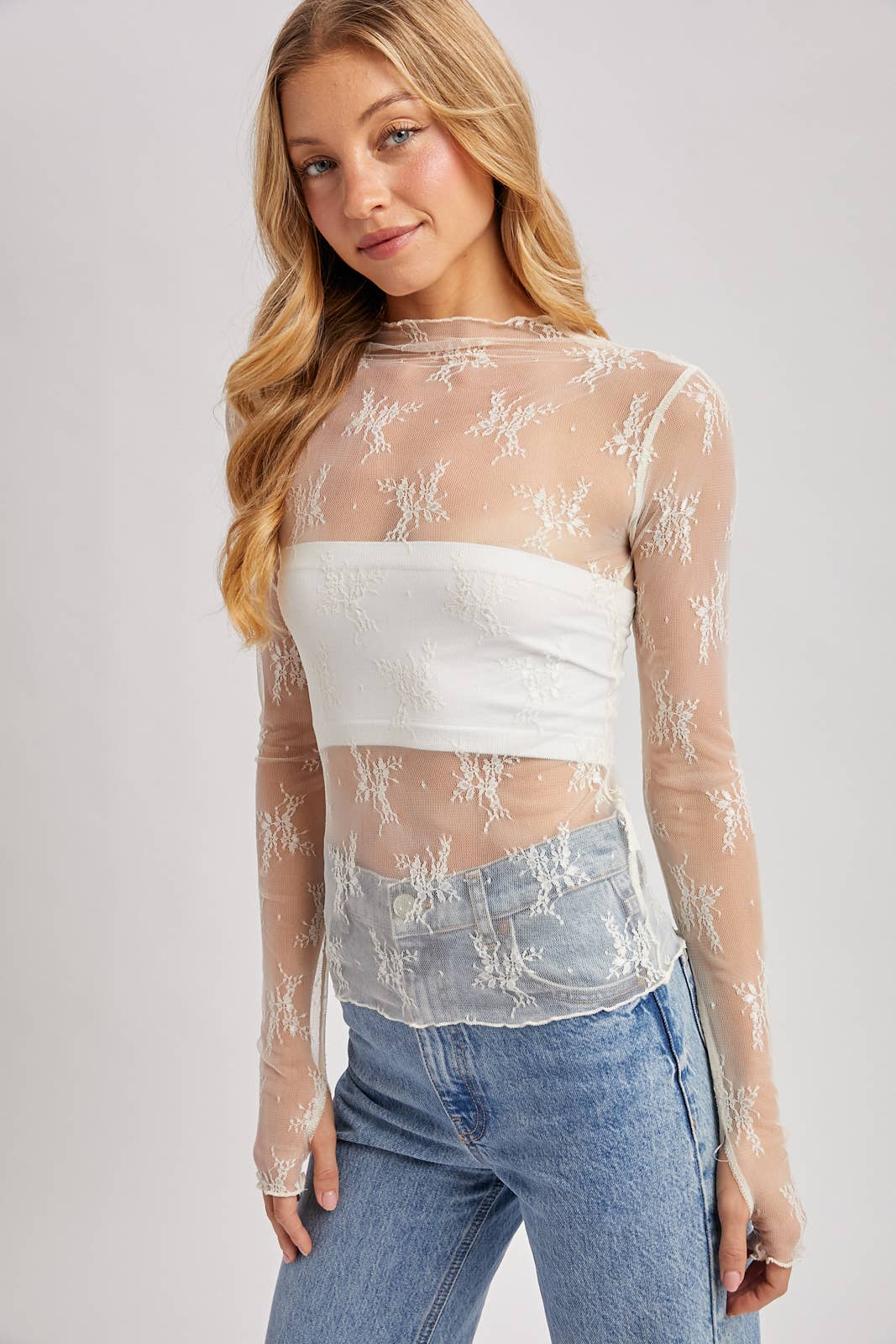 Callie Lace Long Sleeve