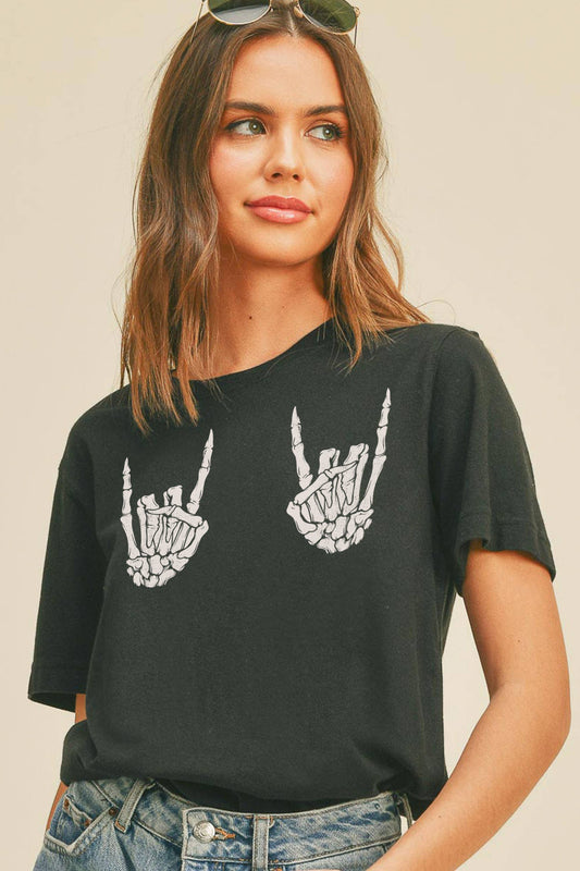 Rock Spirit Skull Graphic Tee