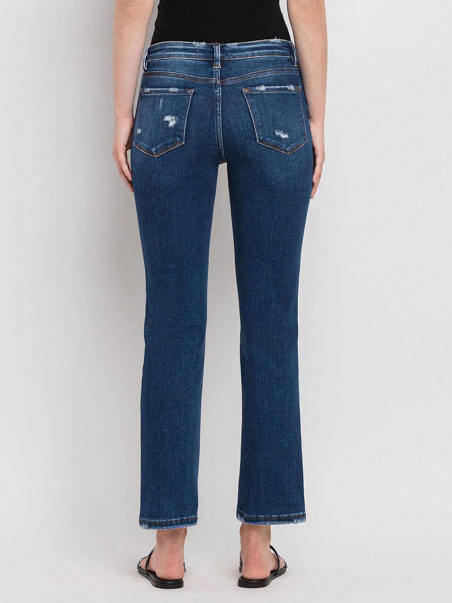 Janine Mid Rise Ankle Slim Jeans