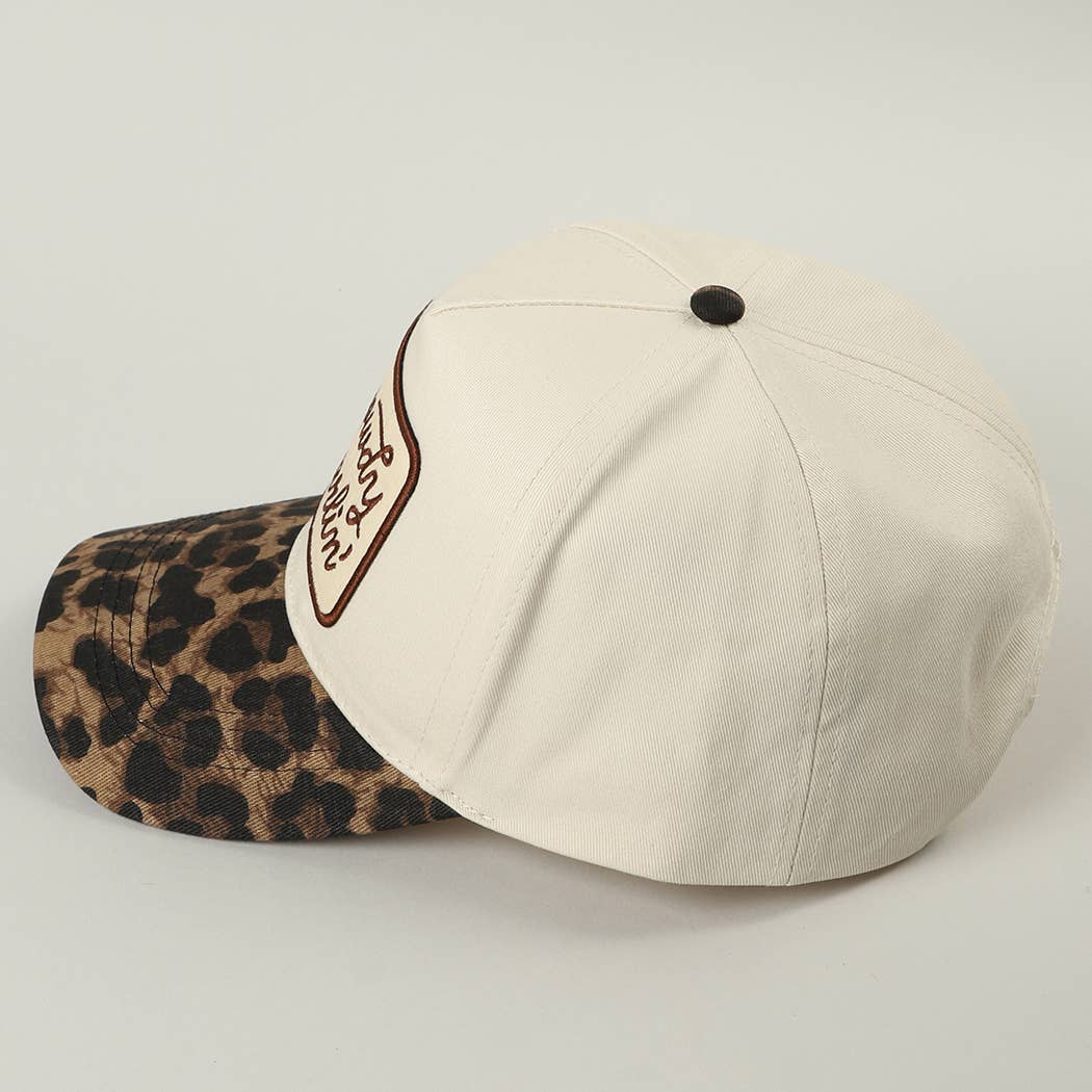 Howdy Darlin' Leopard Brim Hat