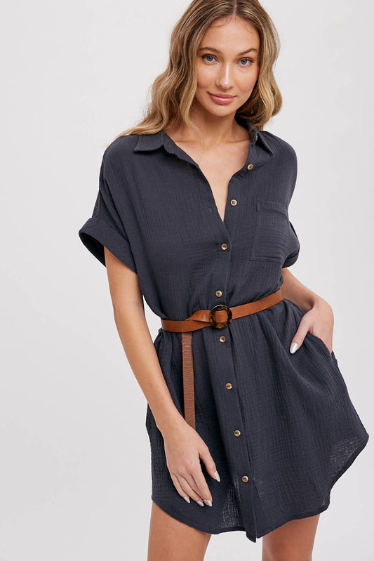 Sadie Button-Up Dress