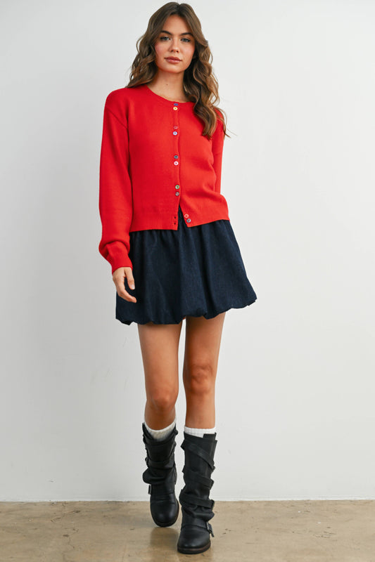 Paityn Buttoned Cardigan