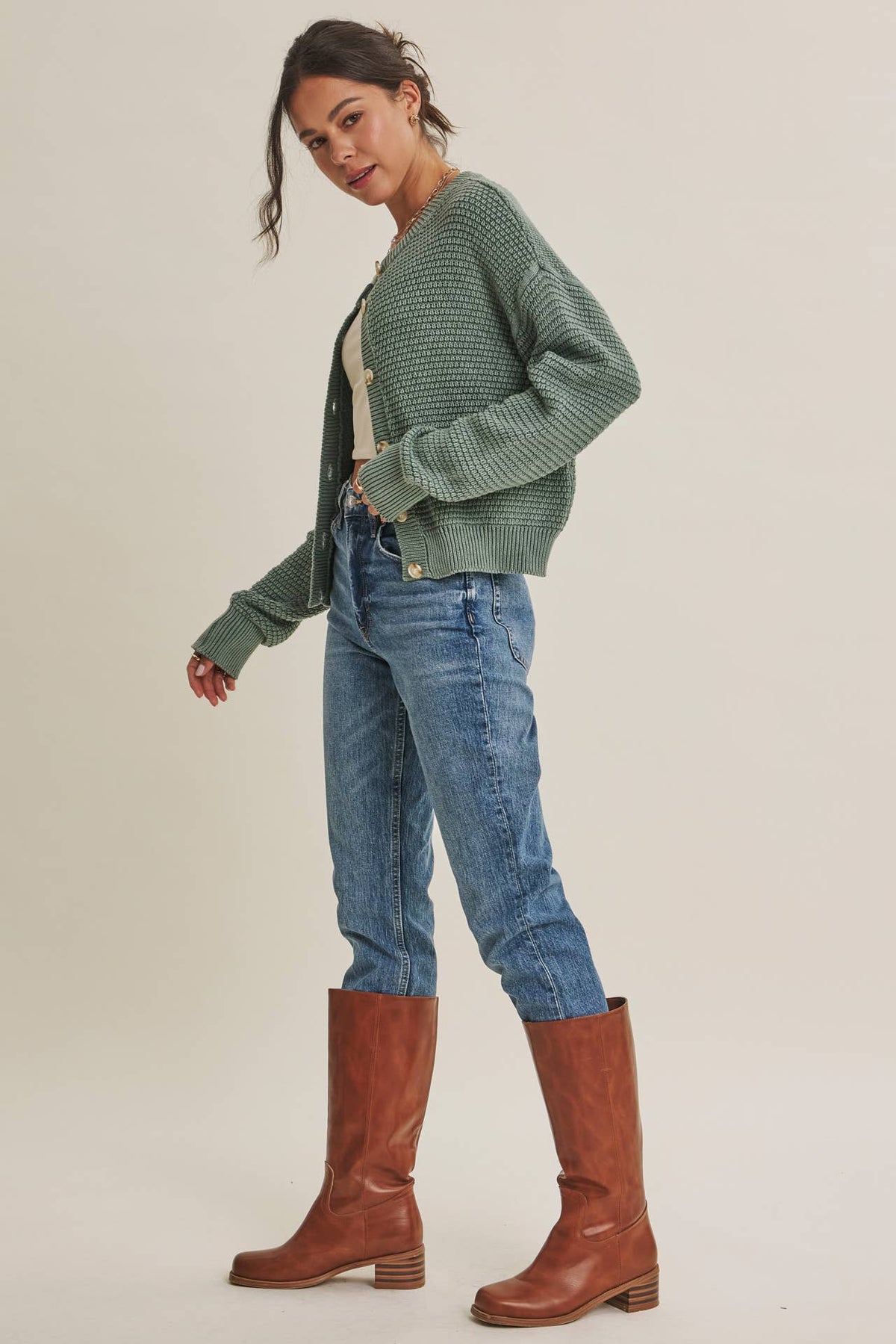Charlie Button Up Cardigan