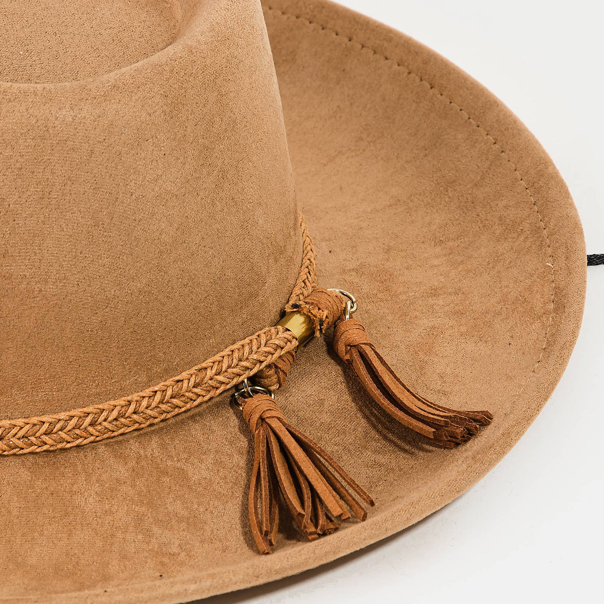 Braided Chevron Fedora Hat