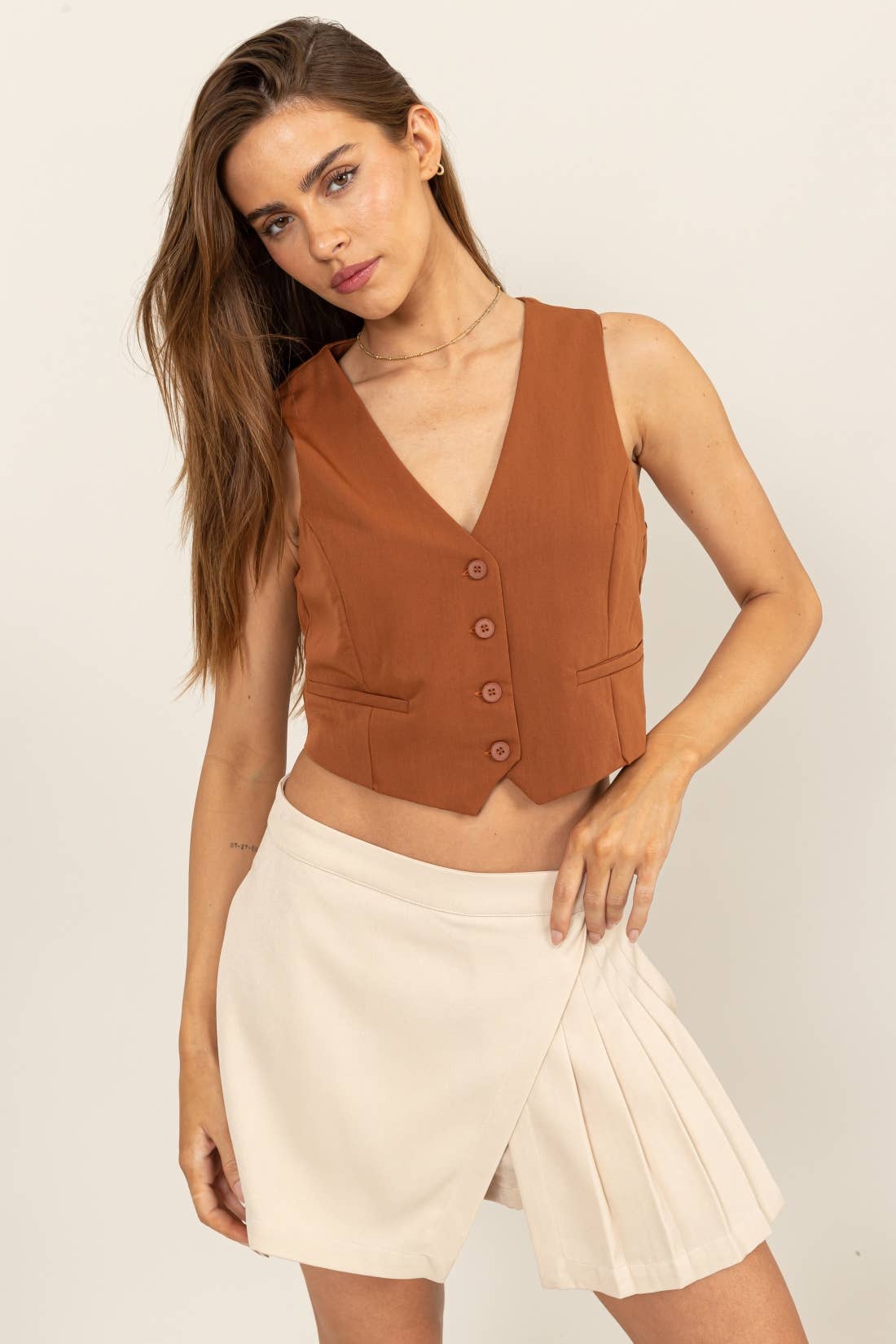 Victoria Buttoned Vest