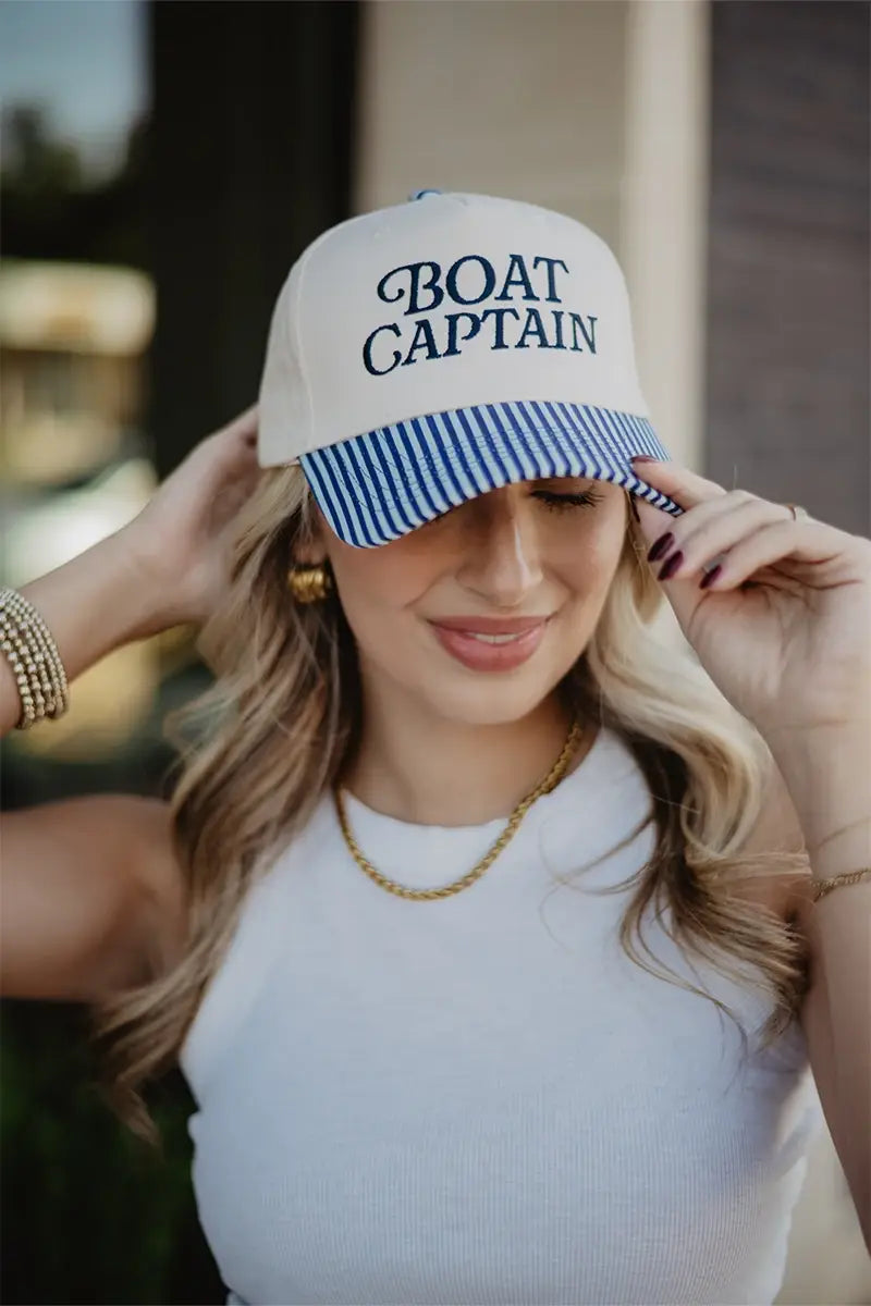 Boat Captain Retro Hat