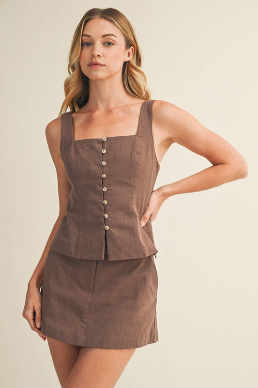 Avery Tailored Corset Top