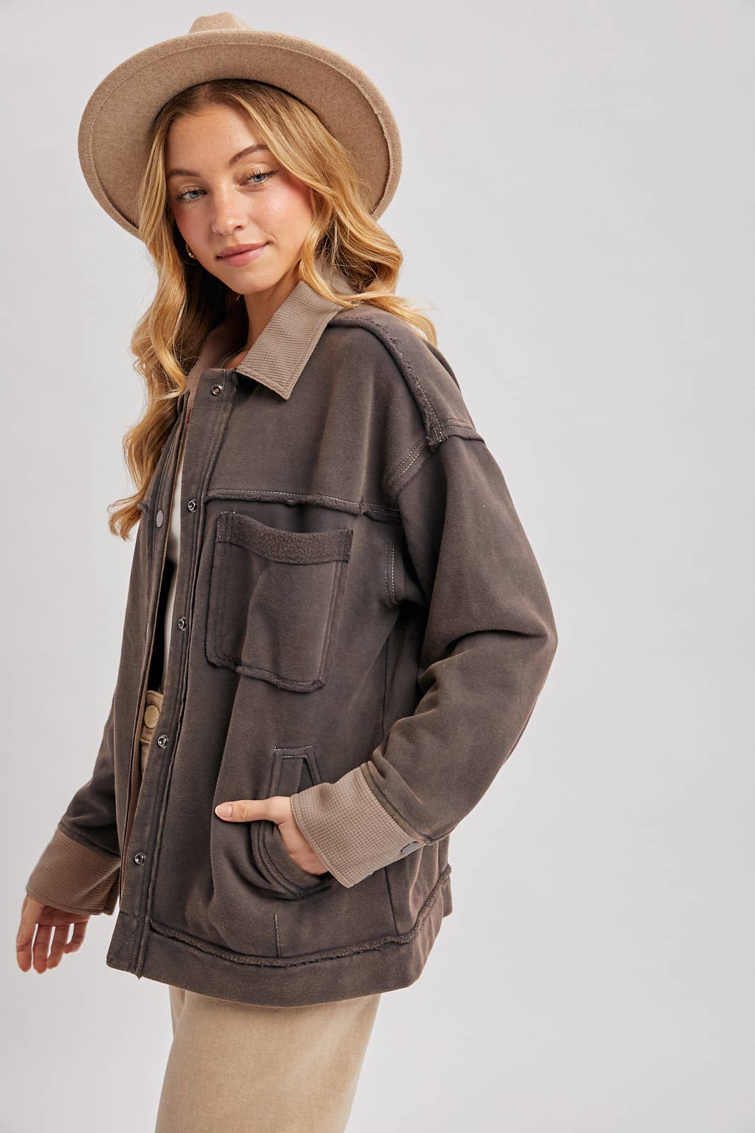 Brynlee Cotton Fleece Jacket