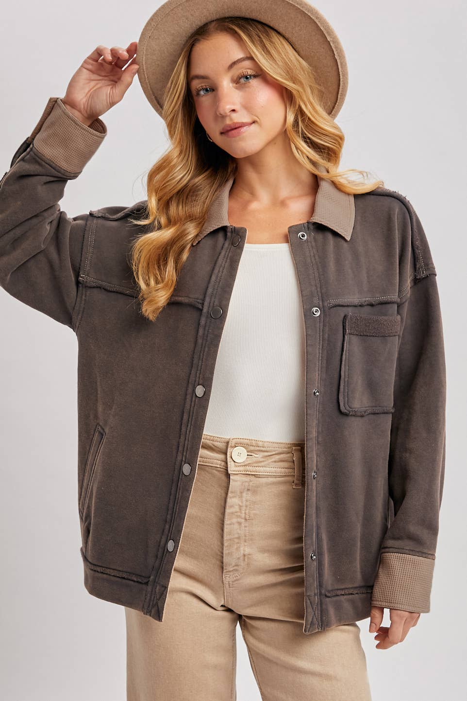 Brynlee Cotton Fleece Jacket