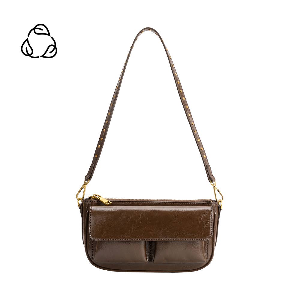 Aria Espresso Shoulder Bag