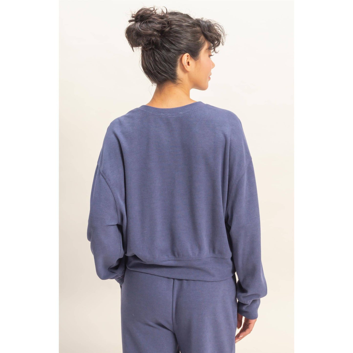Madison Ribbed Relaxed Fit Sweatshirt