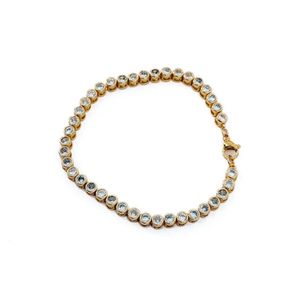 Tennis Bracelet Frosted In Diamonds