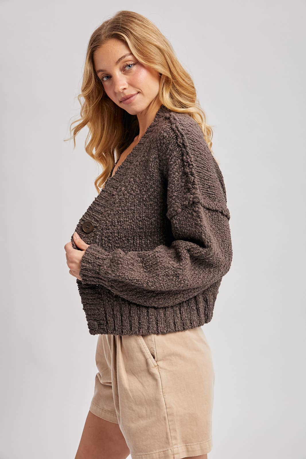 Katie Popcorn Cardigan