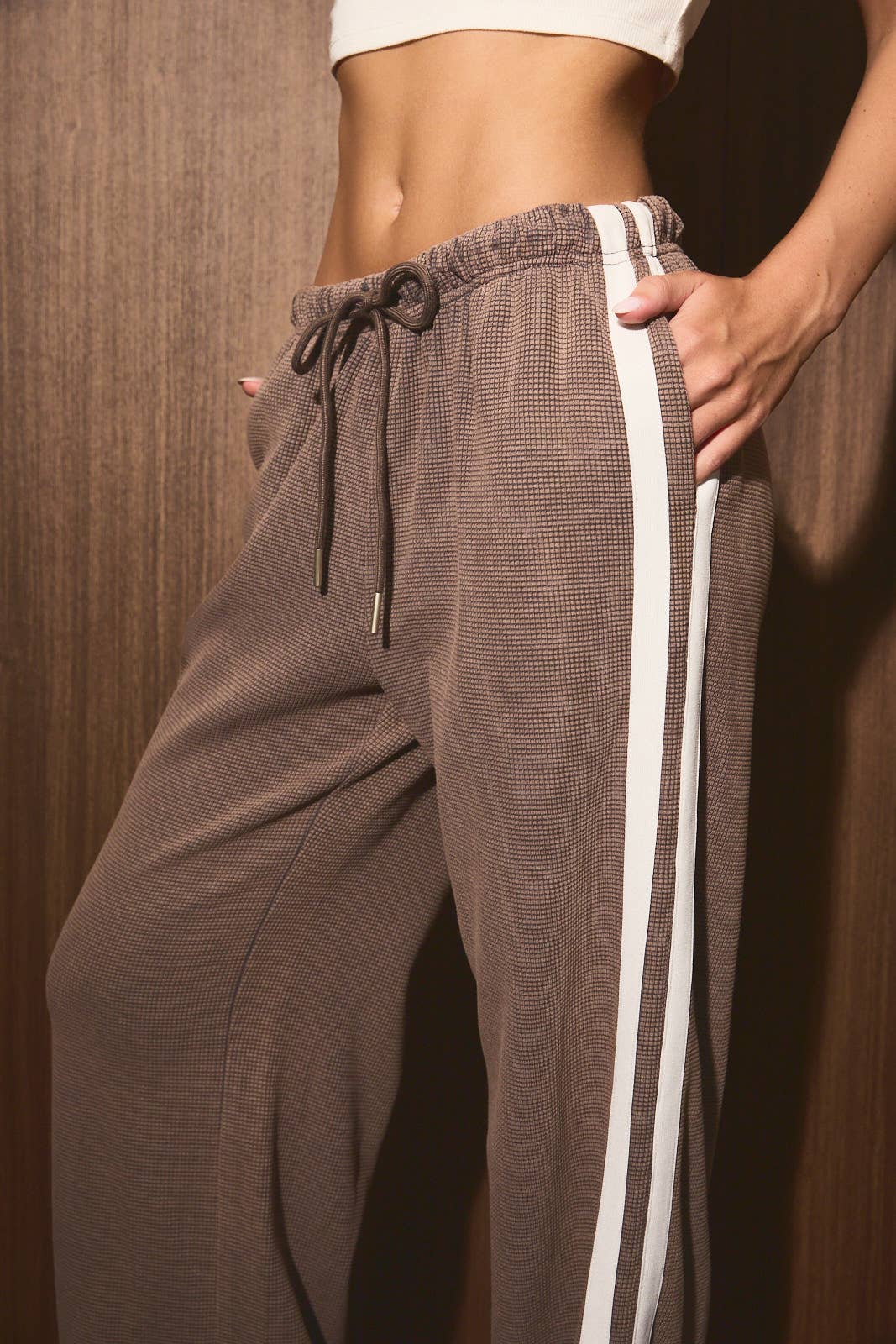 Side Stripe Thermal Lounge Pants