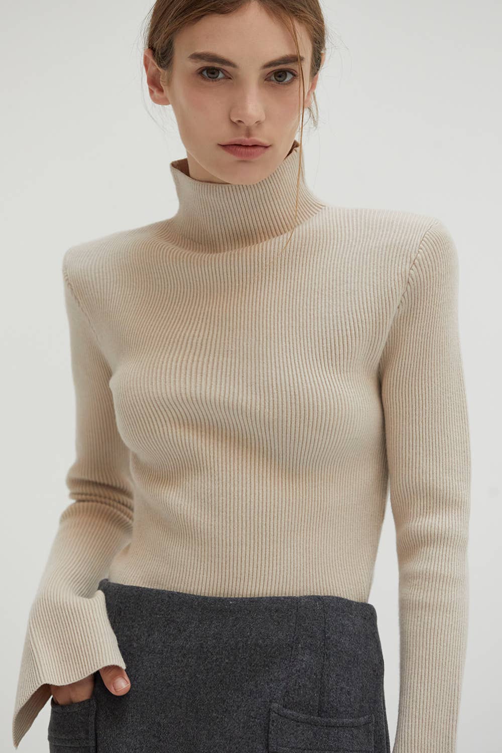 Elaine Mock Neck Sweater