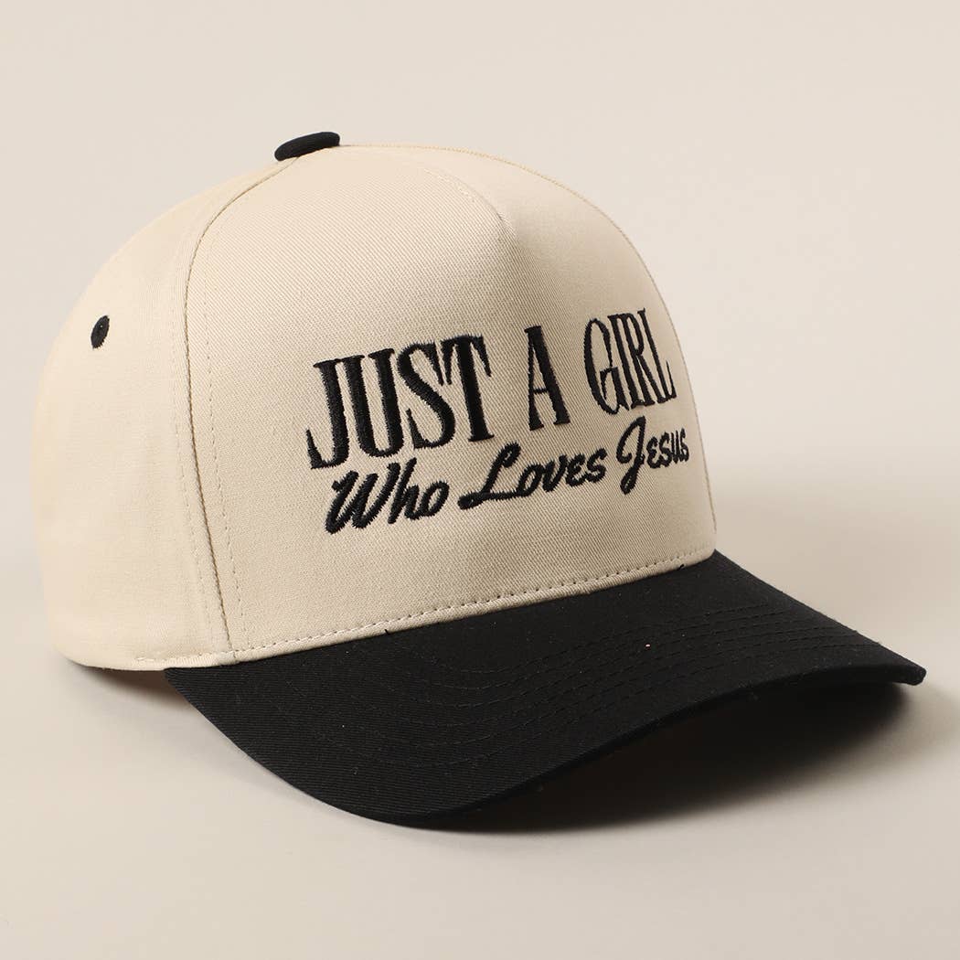 Just A Girl Who Loves Jesus Trucker Hat