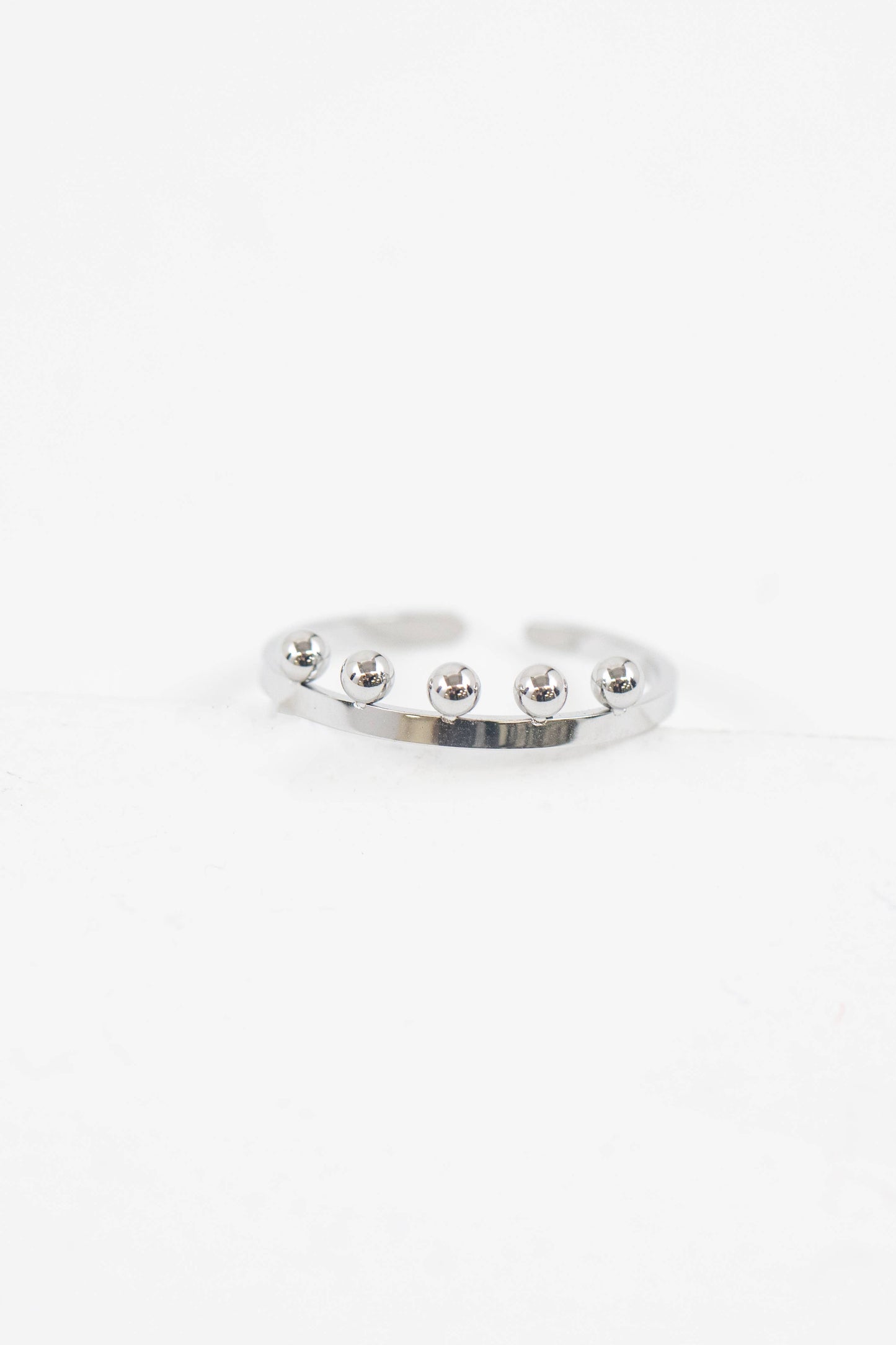 Bump Adjustable Ring | Silver