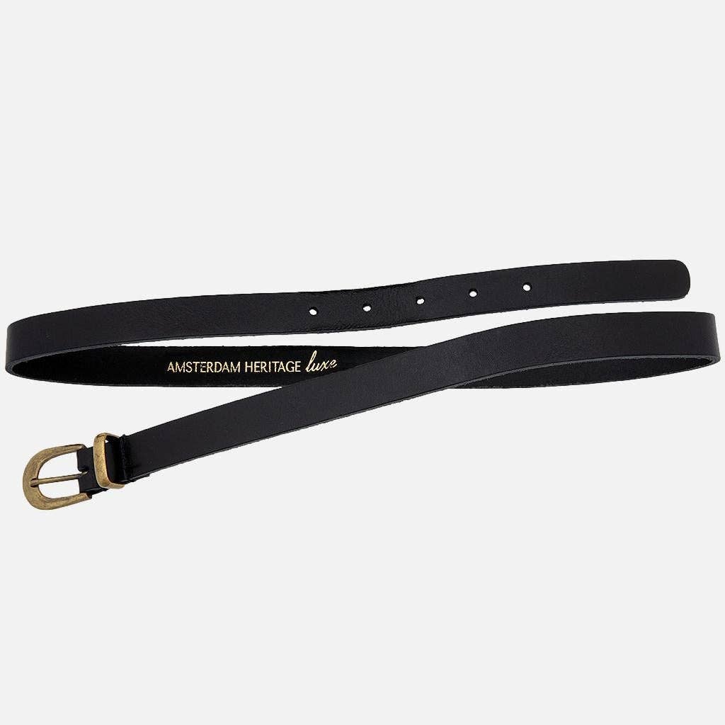 Ank | Skinny Leather Belt
