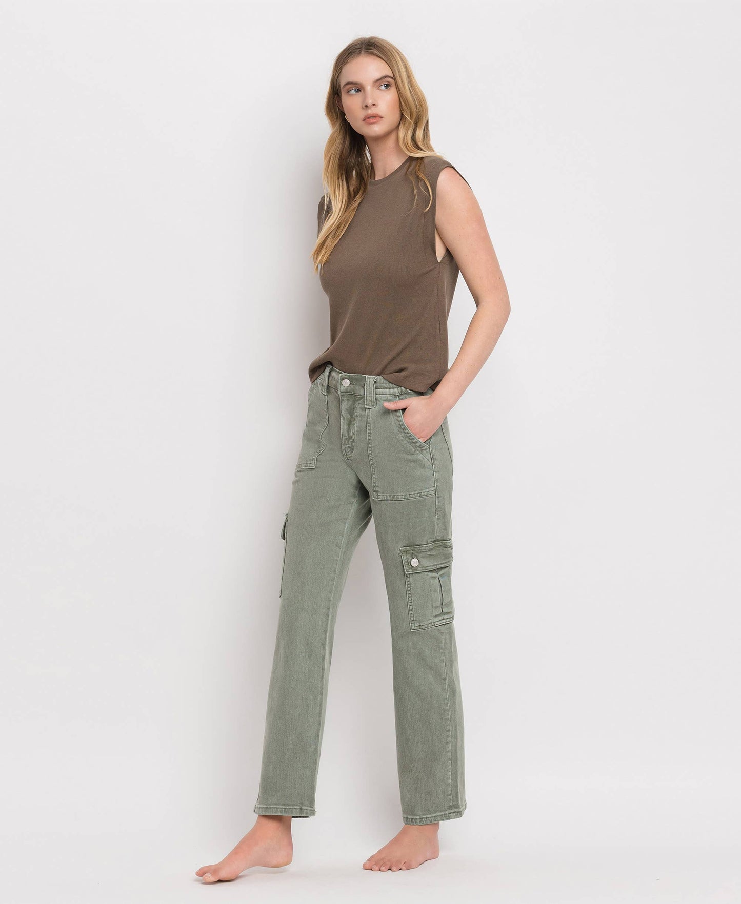 Vervet Denim - Dixie Cargo Jeans