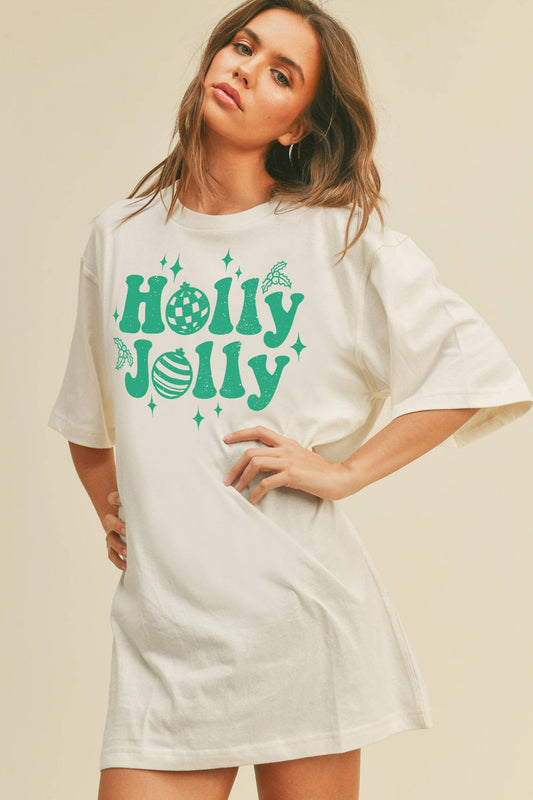 Holly Jolly Christmas Graphic Tee