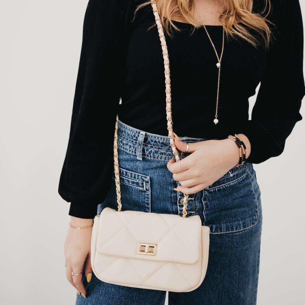 Queenie Quilted Crossbody Bag