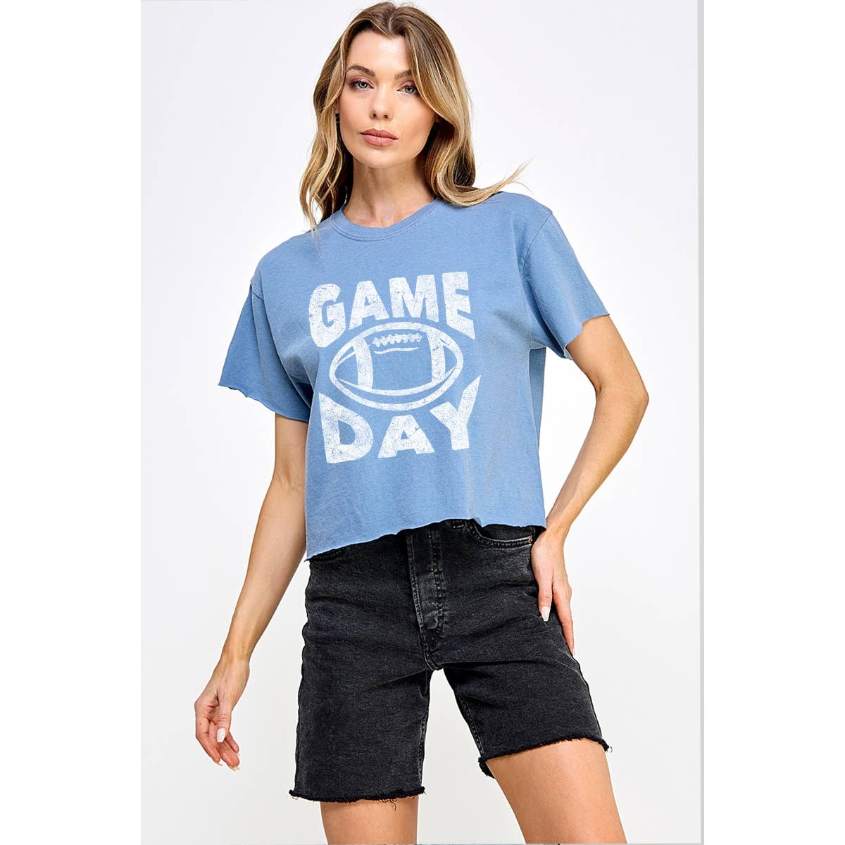 Game Day Graphic Crop Tee