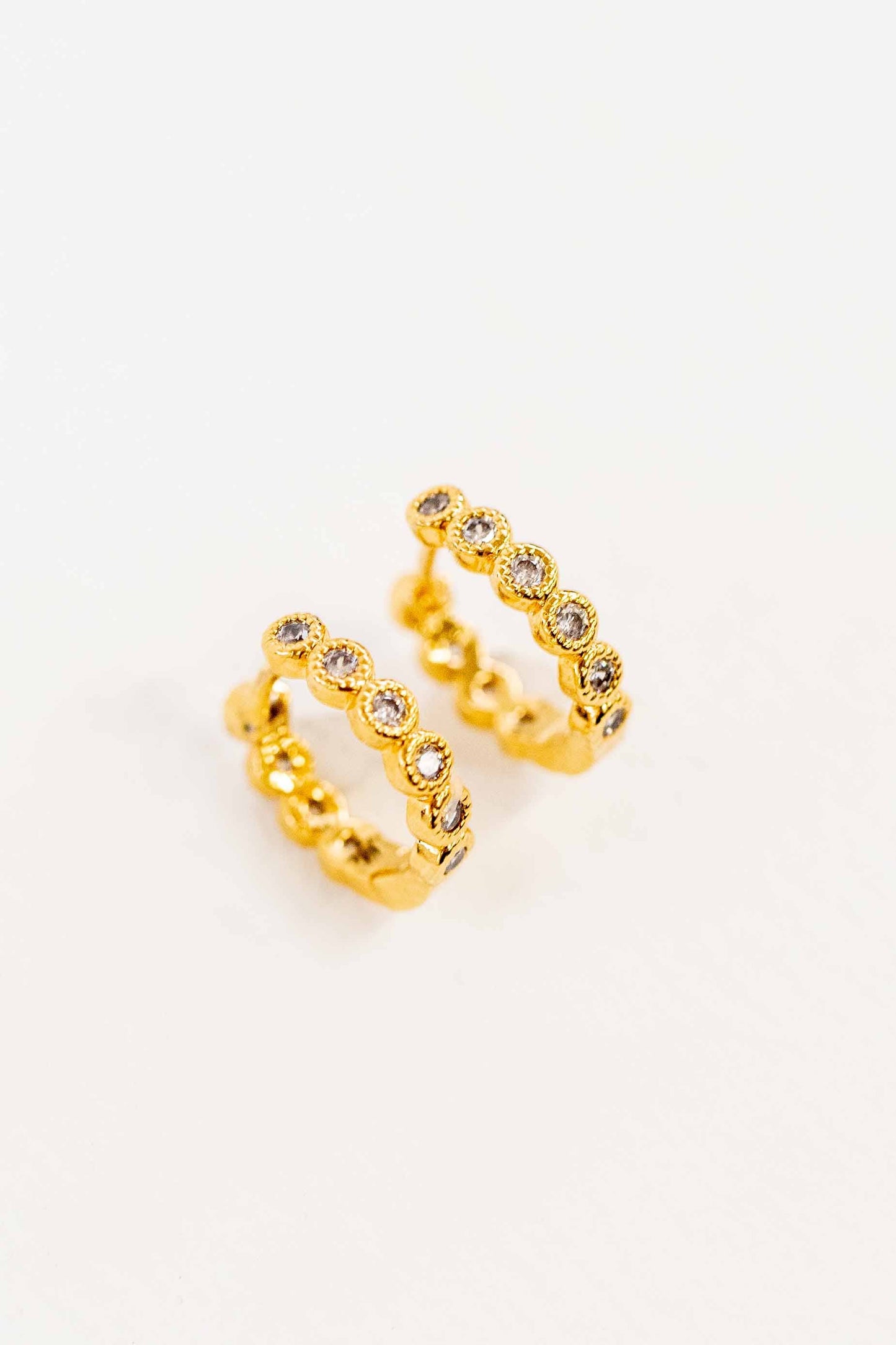 Surreal Huggie Hoop Earrings | Gold