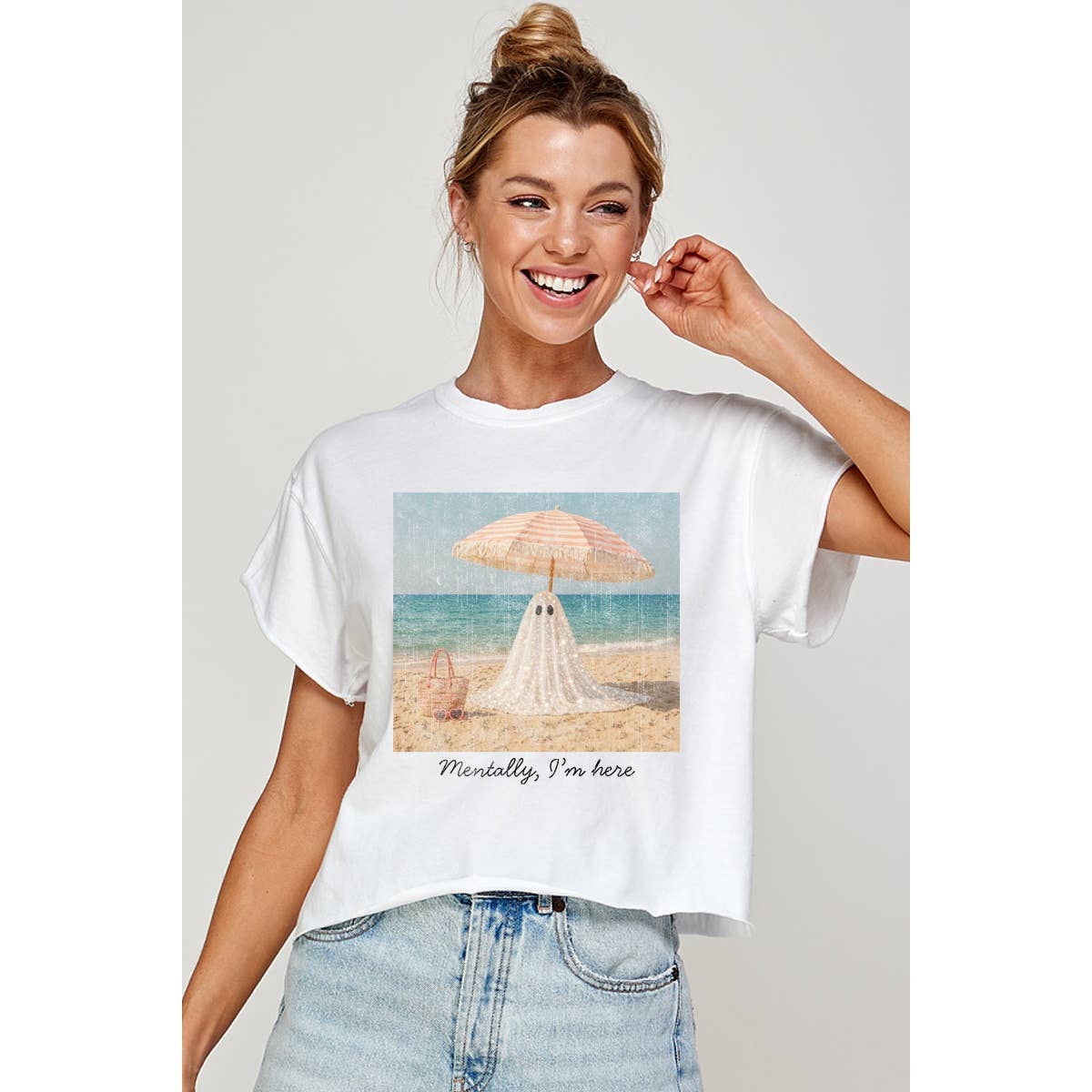 Mentally I Am Here Graphic Tee
