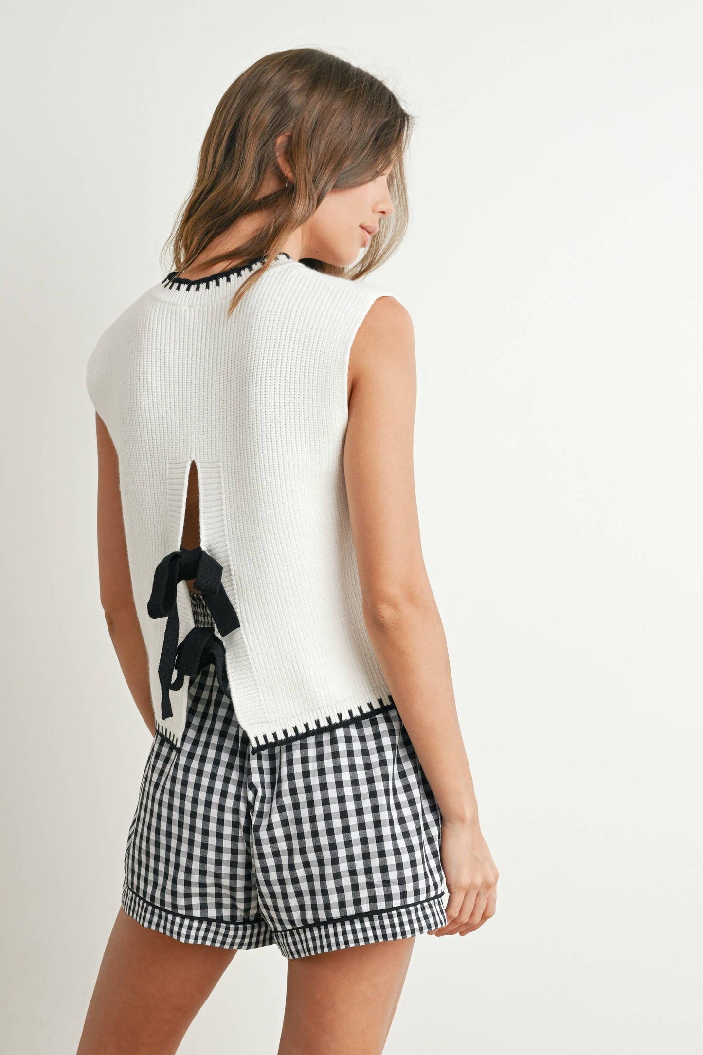 Addyson Ribbed Sweater Vest