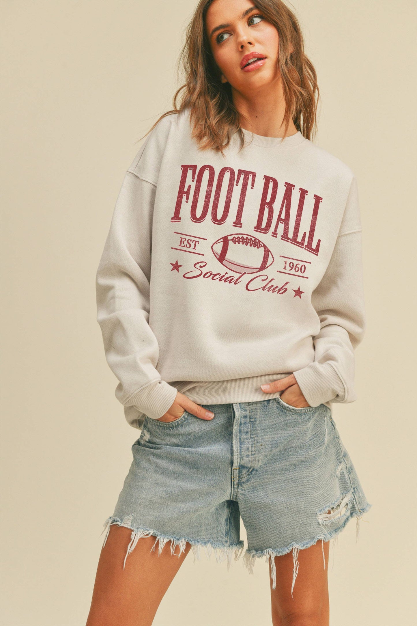 Football Social Club Graphic Sweatshirt