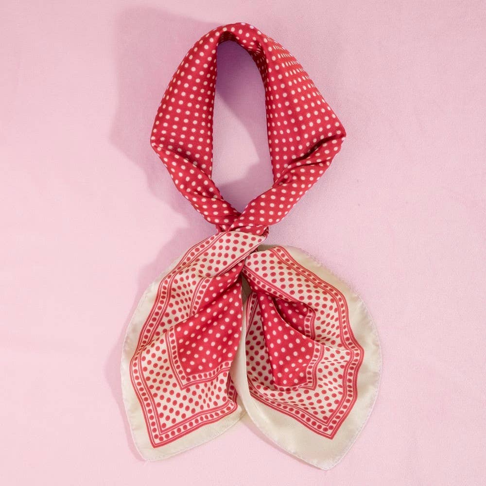 Square Polka Dot Pattern Scarf