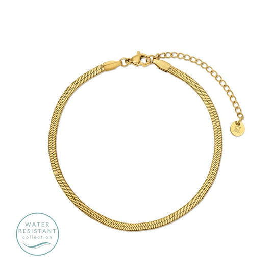 Snake Chain Bracelet, Water Resistant